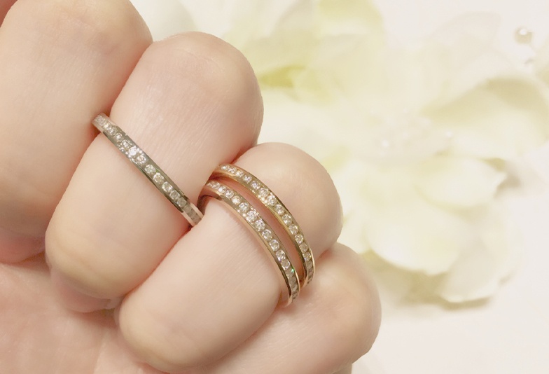 【金沢市】婚約指輪・結婚指輪、どちらでも着けられる「エタニティリング」